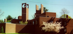 exterior of Haffner Hall